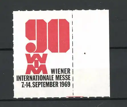 Reklamemarke Wien, Internationale Messe 1969, Messelogo