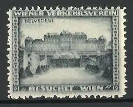 Reklamemarke Wien, Wiener Verkehrsverein, Belvedere