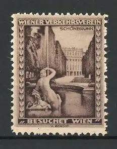 Reklamemarke Wien, Wiener Verkehrsverein, Schönbrunn