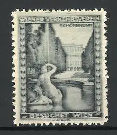Reklamemarke Wien, Wiener Verkehrsverein, Schloss Schönbrunn