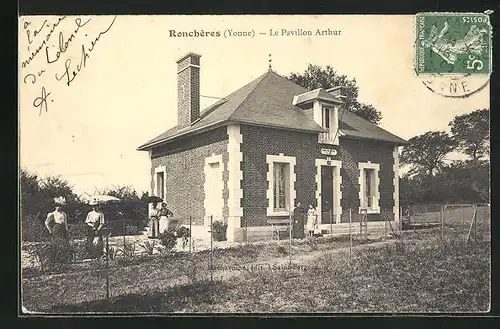 AK Ronchères, Le Pavillon Arthur, Hausansicht