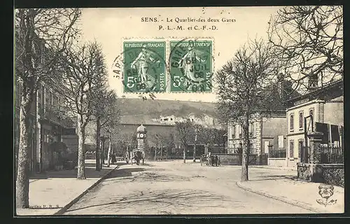 AK Sens, Le Quartier des deux Gares, Strassenpartie