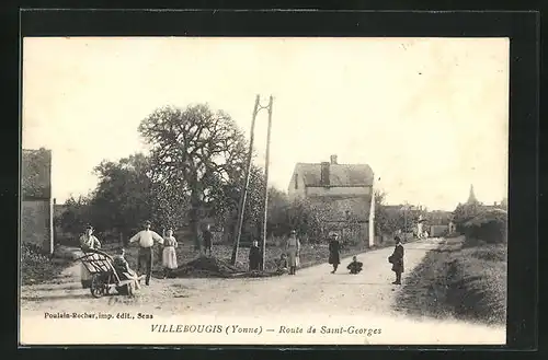 AK Villebougis, Route de Saint-Georges