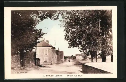 AK Prehy, Entree du Pays