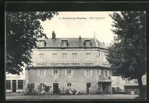 AK Quarre-les-Tombes, Hotel du Nord