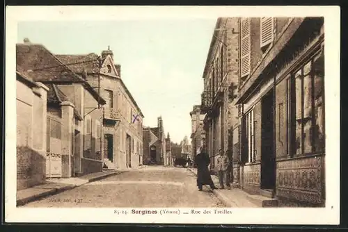 AK Sergines, Rue des Treilles