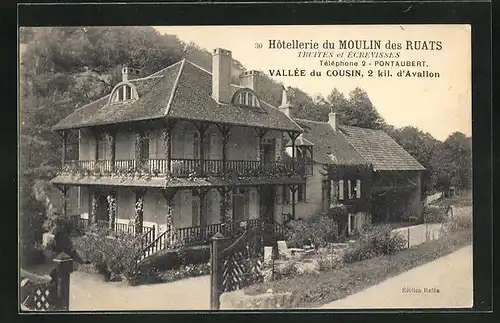 AK Pontaubert, Hotellerie du Moulin des Ruats, Vallee du Cousin