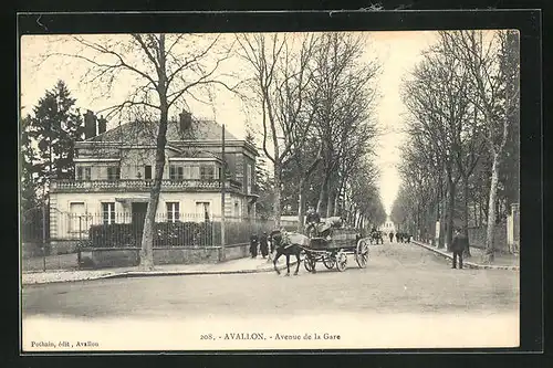 AK Avallon, Avenue de la Gare