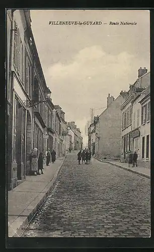 AK Villeneuve-la-Guyard, Route Nationale