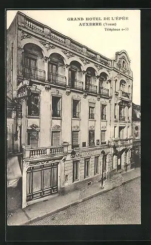 AK Auxerre, Grand Hotel de L`Êpée