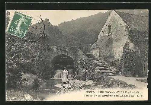 AK Cernay-la-Ville, Chute de la Rivière des Cascades