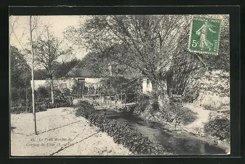 AK Cernay-la-Ville, Le Petit Moulin, Kleine Mühle