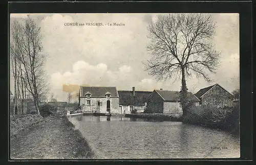 AK Condé-sur-Vesgres, Le Moulin, Ansicht der Mühle
