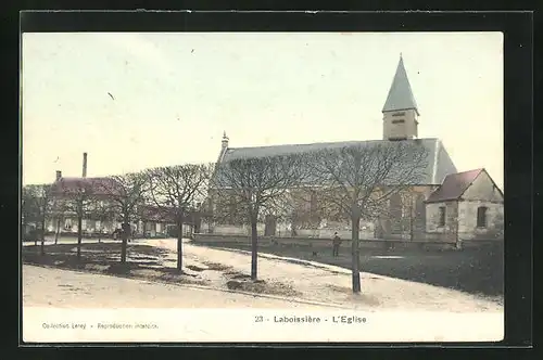 AK Laboissière, L`Eglise, Blick zur Kirche