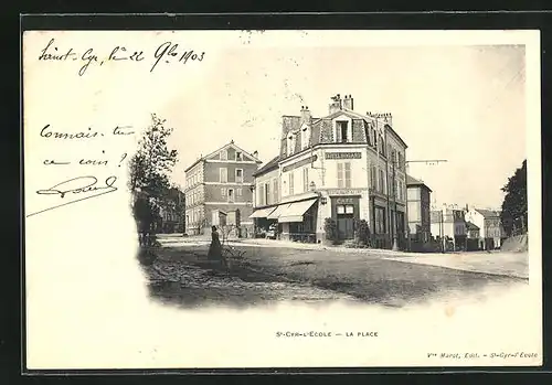 AK St-Cyr-l`Ecole, La Place, Hôtel Bogard