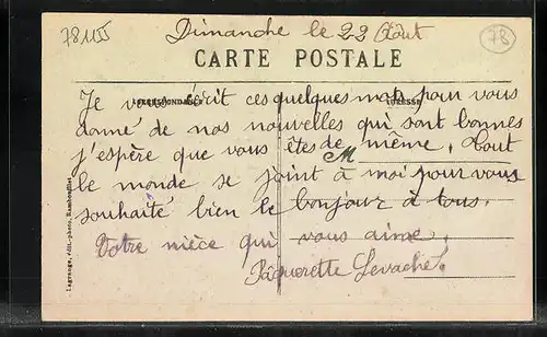 AK La Celle-les-Bordes, L`Eglise, Kirche