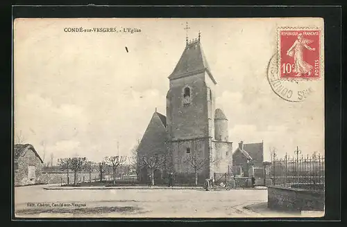 AK Condé-sur-Vesgres, L`Eglise, Kirche
