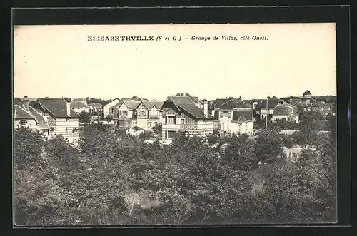 AK Elisabethville, Groupe de Villas, cote Ouest