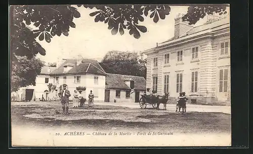 AK Acheres, Chateau de la Muette, Foret de St-Germain