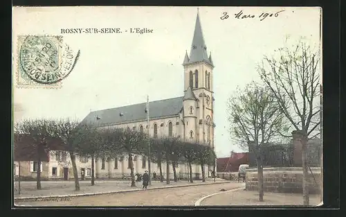 AK Rosny-sur-Seine, L`Eglise