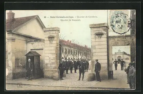 AK Saint-Germain-en-Laye, Quartier de Cavalerie, Quartier de Gramont