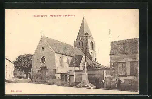 AK Tessancourt, Monument aux Morts