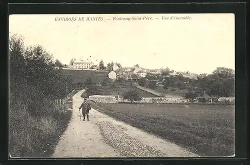 AK Fontenay-Saint-Père, Vue d`ensemble, Ortsansicht