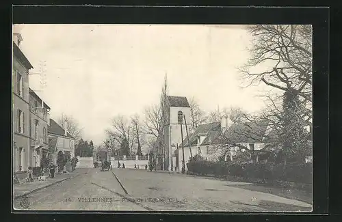 AK Villennes, Place de l`Eglise