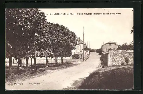 AK Millemont, Place Maurice-Richard et Rue de la Gare