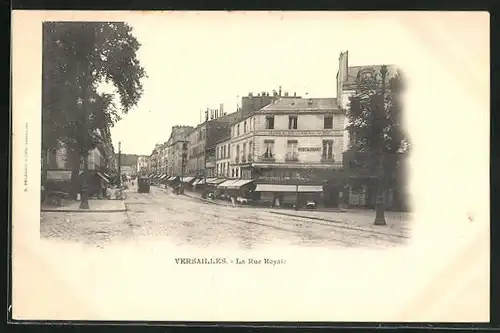 AK Versailles, La Rue Royale