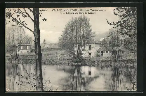 AK Les Yvettes-Lozère, L`Etang du Parc de Lozère