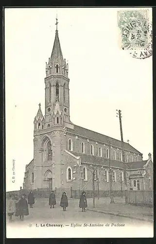 AK Le Chesnay, Eglise St-Antoine de padoue