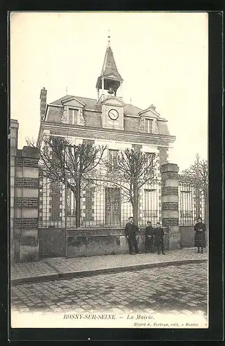 AK Rosny-sur-Seine, La Mairie