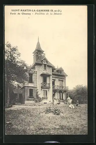 AK Saint-Martin-la-Garenne, Foret du Chesnay, Pavillon de la Désirée