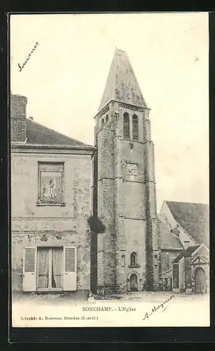 AK Sonchamp, L`Eglise, Ansicht der Kirche