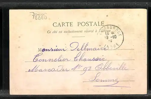 AK Les Bordes, La Grande-Rue et sa vieille Tour