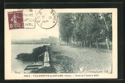 AK Villeneuve-la-Guyard, Bords de l`Yonne a Misy