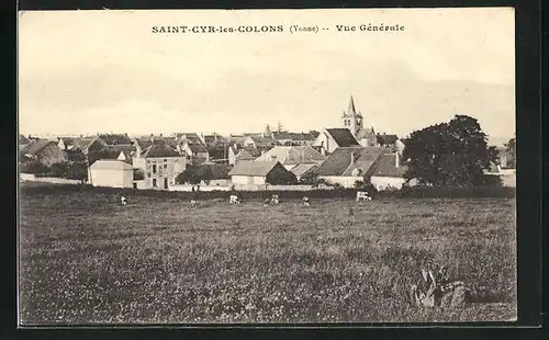 AK Saint-Cyr-les-Colons, Vue Générale