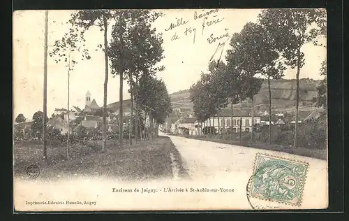 AK St-Aubin-sur-Yonne, Panorama