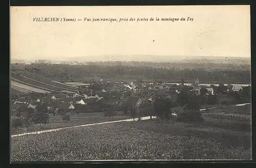 AK Villecien, Vue panoramique