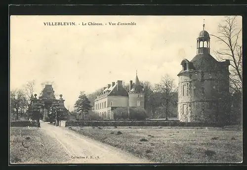 AK Villeblevin, le Chateau, Vue d'ensemble