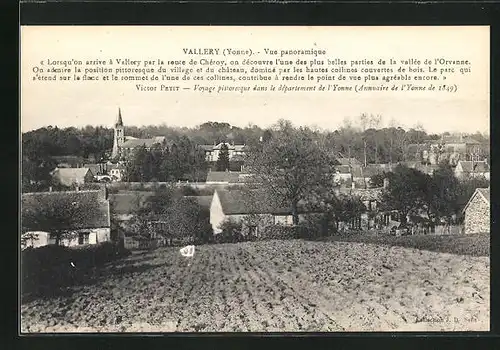 AK Vallery, Vue panoramique