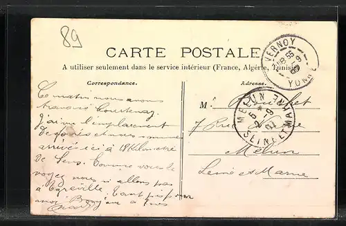 AK Égriselles-le-Bocage, Vue générale