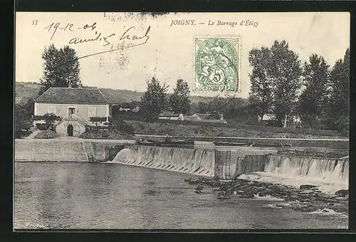 AK Joigny, le Barrage d'Étizy