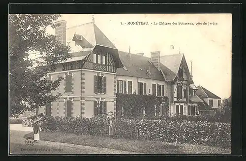 AK Monéteau, le Chateau des Boisseaux, cote du Jardin