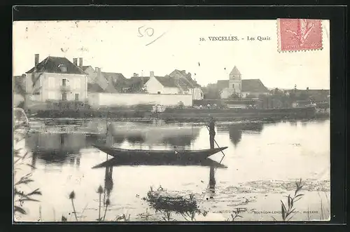 AK Vincelles, les Quais