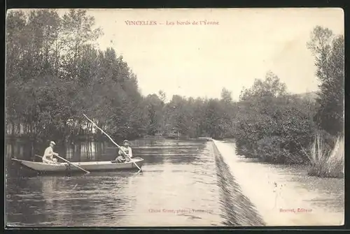 AK Vincelles, les bords de l'Yonne