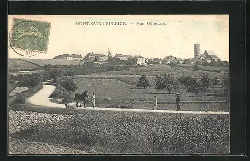 AK Mont-Saint-Sulpice, Vue générale