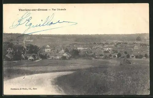 AK Thorigny-sur-Oreuse, Vue Générale, Ortsansicht