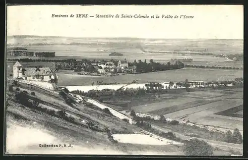AK Sainte-Colombe, Monastére et la Vallée de l'Yonne